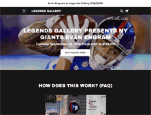 Tablet Screenshot of legendsgallery.net